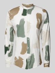 Slim Fit Freizeithemd mit Maokragen von Antony Morato Grün - 33