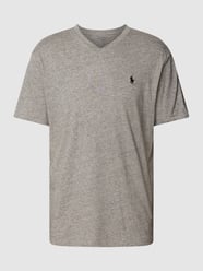 T-Shirt mit Logo-Stitching von Polo Ralph Lauren Grau - 26