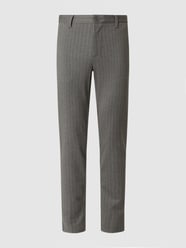 Tapered fit broek met krijtstreep, model 'Mark' van Only & Sons Beige - 26