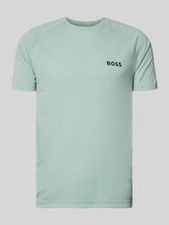 Slim fit T-shirt met labelprint, model 'TOP SPIN CB' van BOSS Green - 40