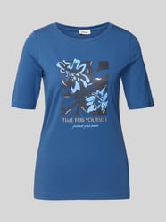 Regular fit T-shirt van katoenmix van s.Oliver RED LABEL - 36