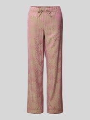 Relaxed Fit Pyjama-Hose mit floralem Allover-Print von Christian Berg Woman Pink - 19