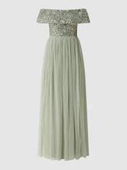 Abendkleid mit Pailletten von MAYA DELUXE Grün - 48