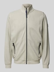 Sweatjacke mit Label-Patch Modell 'SELANIK' von Lerros Beige - 38