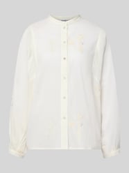 Regular Fit Bluse mit Stehkragen und Stitchings von Jake*s Studio Woman - 34