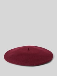 Béret aus reiner Wolle von Loevenich Bordeaux - 13