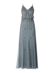 Abendkleid aus Mesh Modell 'Keeva' von LACE & BEADS - 7