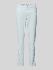 Slim fit jeans met verkort model, model 'PIPER' van Cambio - 7