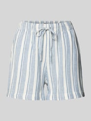 Bermudy o kroju relaxed fit z mieszanki wiskozy i lnu model 'GOA' od ONLY - 21