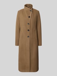 Regular fit lange jas met opstaande kraag model 'NADA' van Milo Coats Beige - 31