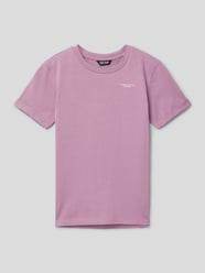 T-Shirt mit Label-Print Modell 'Fester' von CARS JEANS Lila - 7