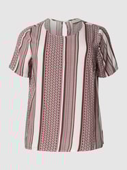 PLUS SIZE blouseshirt met grafisch motief van ONLY CARMAKOMA Rood - 33