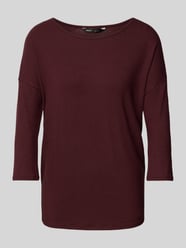 Comfort Fit 3/4-Shirt mit Viskose Modell 'GLAMOUR' von Only Bordeaux - 37