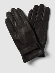 Lederhandschuhe mit Klettverschluss Modell 'BASIC' von JOOP! Collection Braun - 21
