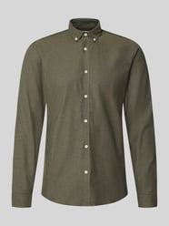 koszula casualowa o kroju regular fit z mieszanki bawełny model 'Oxford' od Lindbergh - 11