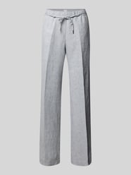Straight Leg Leinenhose mit Bindegürtel Modell 'STYLE.FARINA' von Brax - 17