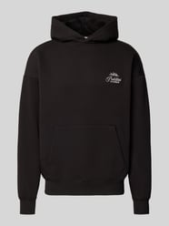 Relaxed Fit Hoodie aus Baumwoll-Mix mit Label-Stitching von PROHIBITED - 22