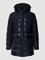 Daunenjacke mit Label-Patch Modell 'ARVIKO' von BOSS Green Blau / Türkis - 46