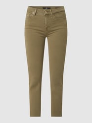 Korte slim fit jeans met stretch, model 'Roxanne' van 7 For All Mankind Groen - 19