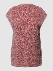 T-Shirt mit Allover-Muster von s.Oliver BLACK LABEL Rot - 23