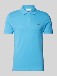 Slim Fit Poloshirt mit Label-Badge Modell 'CORE' von Lacoste Blau - 11