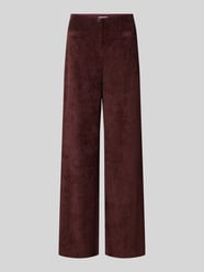High Waist Hose mit Cordstruktur von EMME Bordeaux - 7