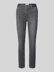 Slim fit jeans met logostitching, model 'Ornella' van Angels - 8