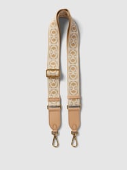 Schulterriemen mit Allover-Logo von Coccinelle Beige - 16