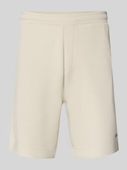 Regular Fit Sweatshorts aus Baumwoll-Mix Modell 'JT_GLOBE' von BOSS Green Beige - 18