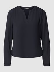Bluse mit V-Ausschnitt von Montego Blau / Türkis - 29