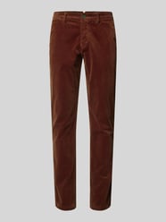 Slim Fit Cordhose Modell 'Subway' von g1920 Rot - 48