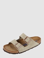 Sandalen aus Veloursleder Modell 'Arizona' von Birkenstock Beige - 20