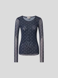 Longsleeve mit Allover-Logo von BAUM & PFERDGARTEN Blau - 33