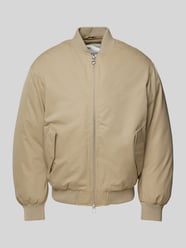 Bomberjacke mit Zweiwege-Reißverschluss von Jack & Jones Beige - 24