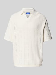 Relaxed Fit Poloshirt mit Lochmuster Modell 'PAROS' von Jack & Jones - 45