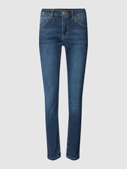 Skinny fit jeans in 5-pocketmodel, model 'AMAL' van Raffaello Rossi Blauw - 44