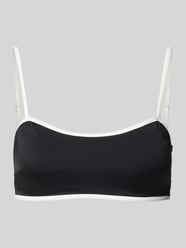 Góra od bikini z kontrastową lamówką model 'FIA SOLID' od Neo Noir - 12