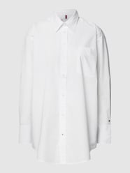 Bluzka koszulowa z bawełny ekologicznej od Tommy Hilfiger Biały - 47