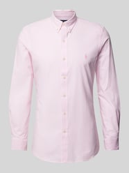 Slim Fit Freizeithemd mit Button-Down-Kragen von Polo Ralph Lauren Rosa - 24