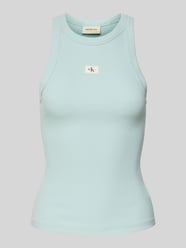 Top z prążkowanymi wykończeniami od Calvin Klein Jeans - 33