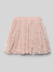 Rok van katoenmix met dierenprint van Blue Seven Fuchsia - 41