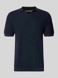 Gebreid shirt met Polokraag en V-hals van Christian Berg Men - 25