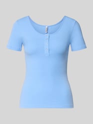 Slim Fit T-Shirt aus Baumwoll-Mix Modell 'KITTE' von PIECES - 32