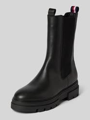 Chelsea Boots mit elastischem Einsatz von Tommy Hilfiger Schwarz - 12