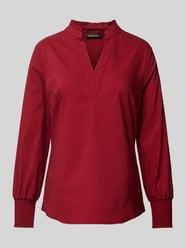 Blouseshirt met V-hals van More & More Rood - 2