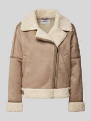 Jacke mit asymmetrischem Reißverschluss Modell 'Elira 3669' von moves Beige - 44