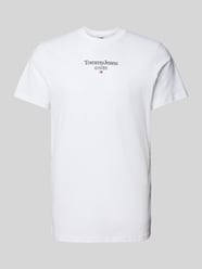 T-Shirt mit Label-Print von Tommy Jeans Weiß - 17