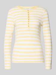 Longsleeve mit kurzer Knopfleiste von Christian Berg Woman - 9