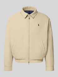 Regular Fit Bomberjacke mit Umlegekragen von Polo Ralph Lauren Beige - 6