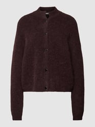Cardigan met opstaande kraag, model 'AlphaGZ' van Gestuz Paars - 40